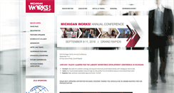 Desktop Screenshot of michiganworksconference.org